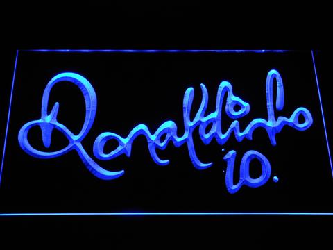 FC Barcelona Ronaldinho Signature LED Neon Sign
